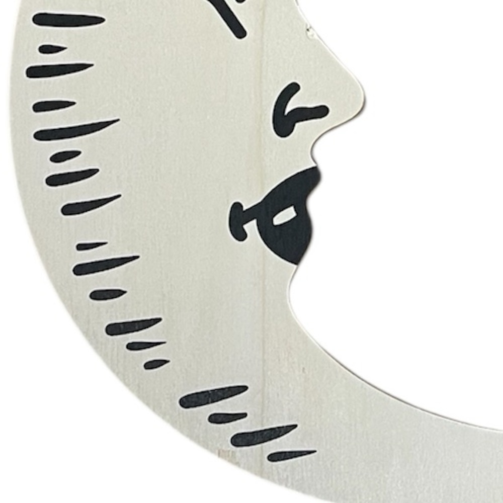 Target Wooden Crescent Moon Floral Wreath - Picture 11 of 11